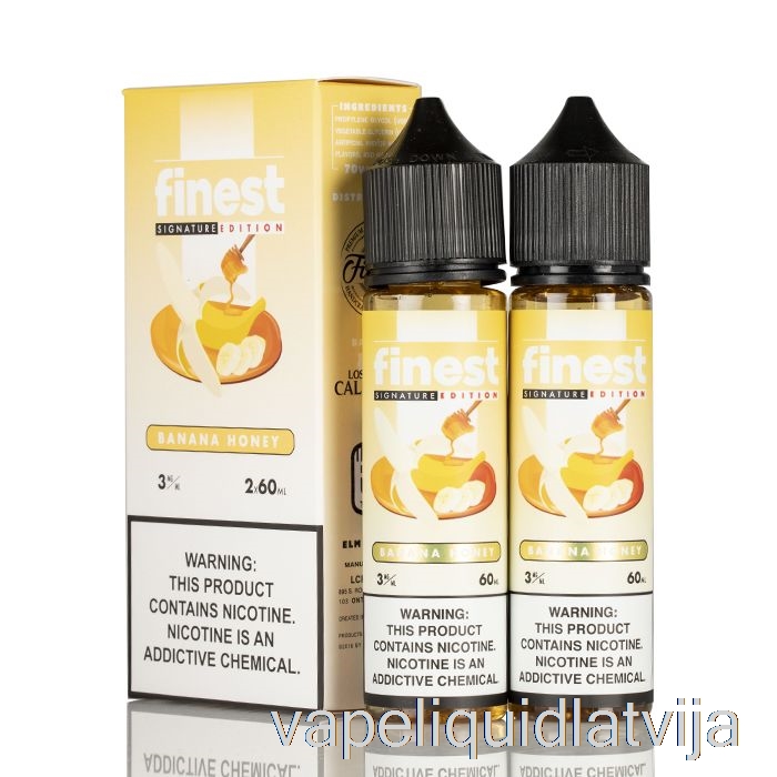 Banānu Medus - Vislabākais Parakstu Izdevums - 120 Ml 0mg Vape šķidrums